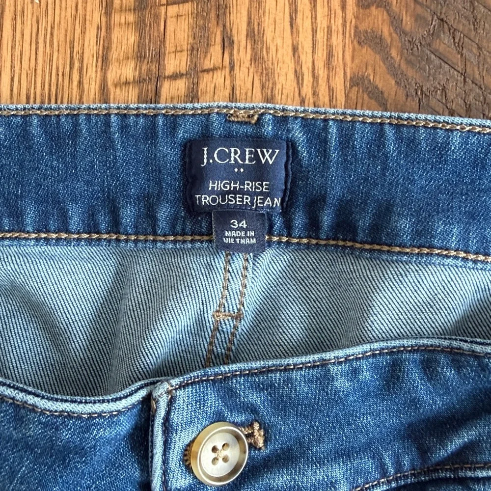 J. Crew Dark Blue Flare Jeans - Picture 2 of 7